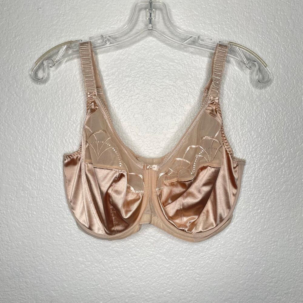Elomi Womens Bra Size 34I Cate Full Figure Underwire Lace Cup Bra EL4030